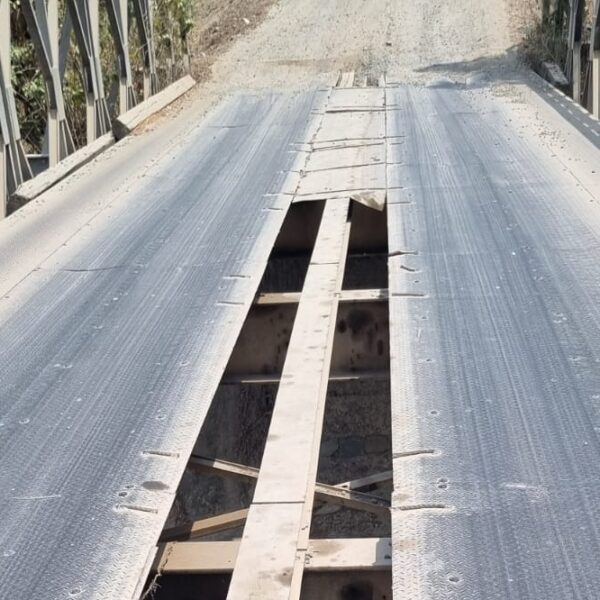 PUENTE EN MAL ESTADO EN SANTA ROSA