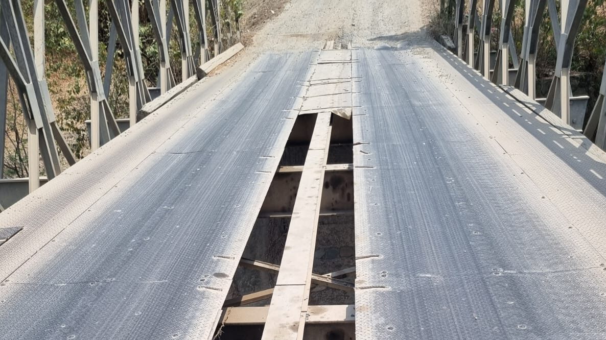 PUENTE EN MAL ESTADO EN SANTA ROSA